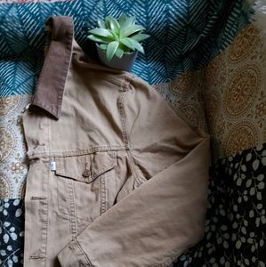 Levi khaki flannel jacket